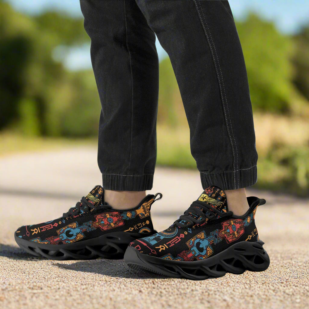 Hyrographics men Running Sneakers by Highest Evolution